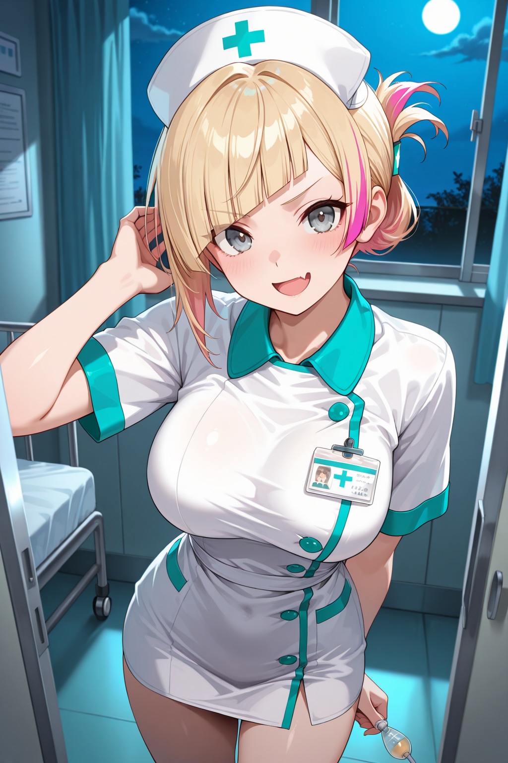 【借】病室で診察前の上木望ちゃん