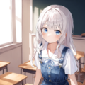 新キャラ白髪ちゃん 3枚目