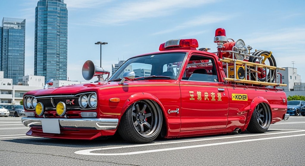 スカイライン消防車のドリ車