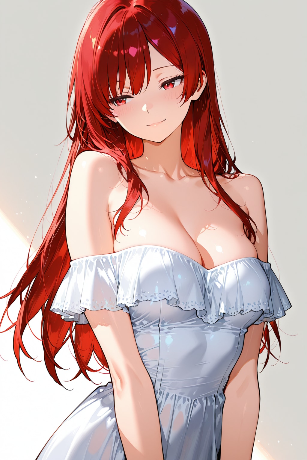 オフショルダードレスのソードダンサー
