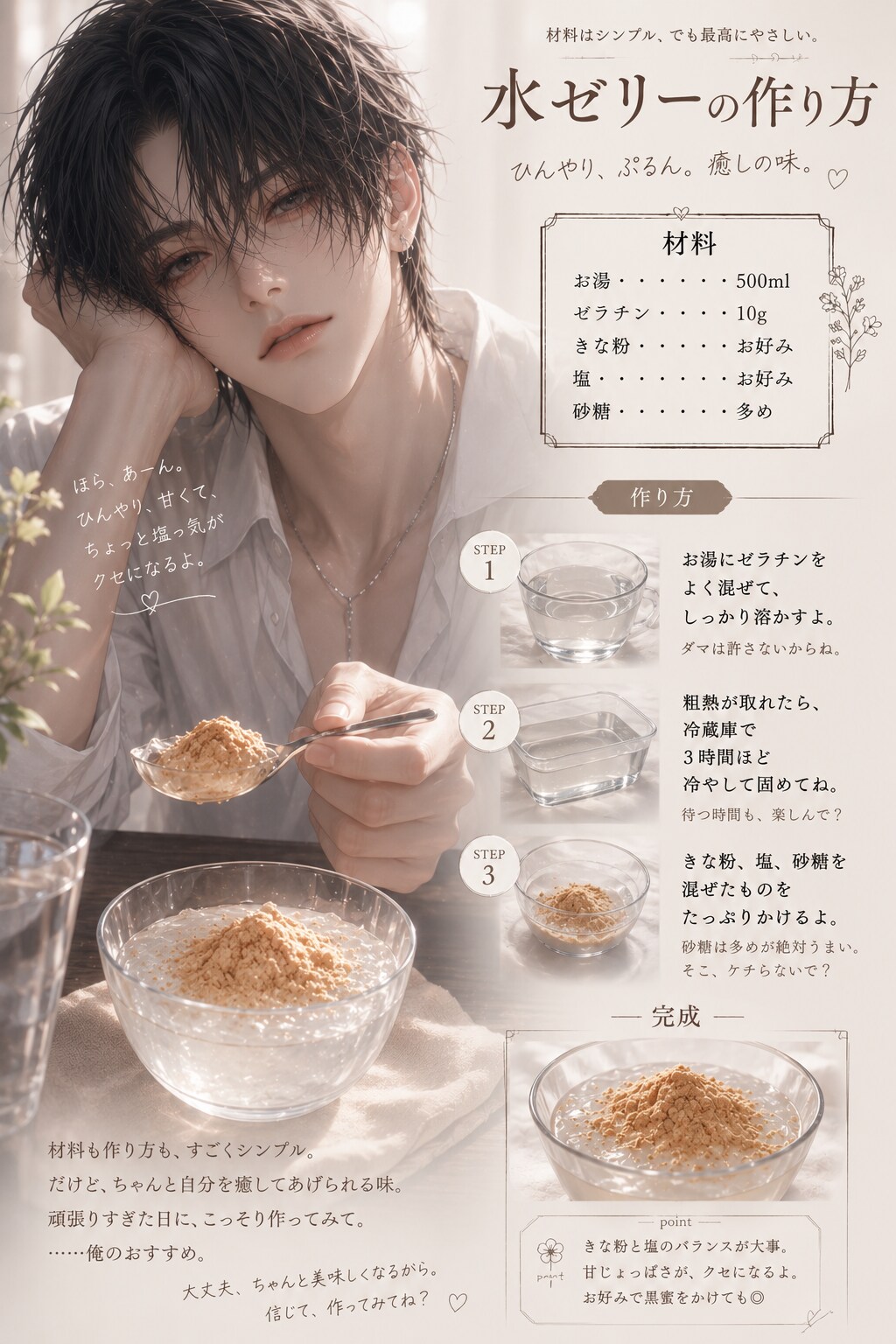 AIでのレシピカード