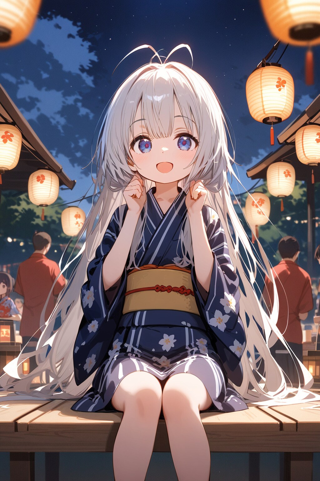 うちの子と夏祭り | の人気AIイラスト・グラビア