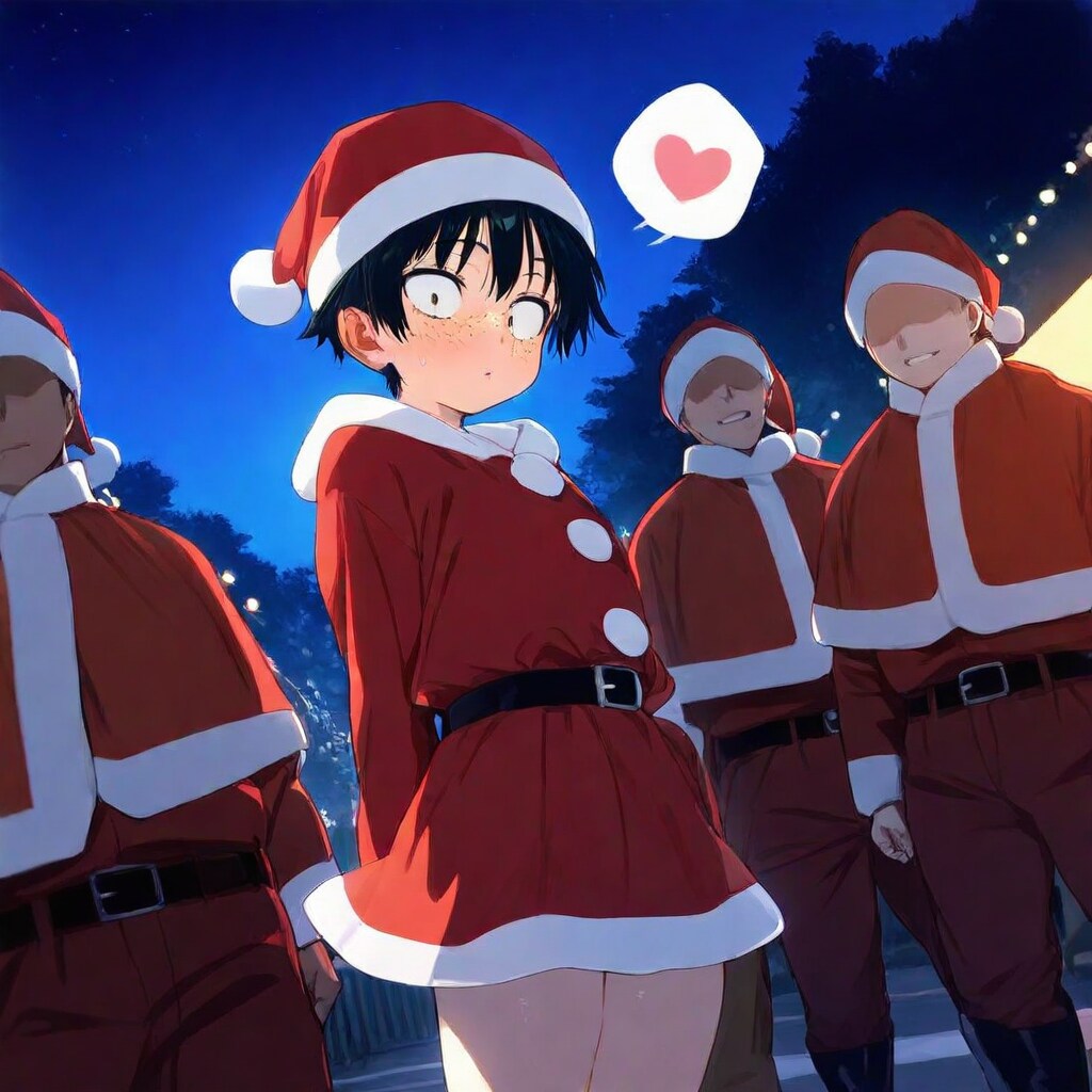 ボーイッシュなサンタさん
