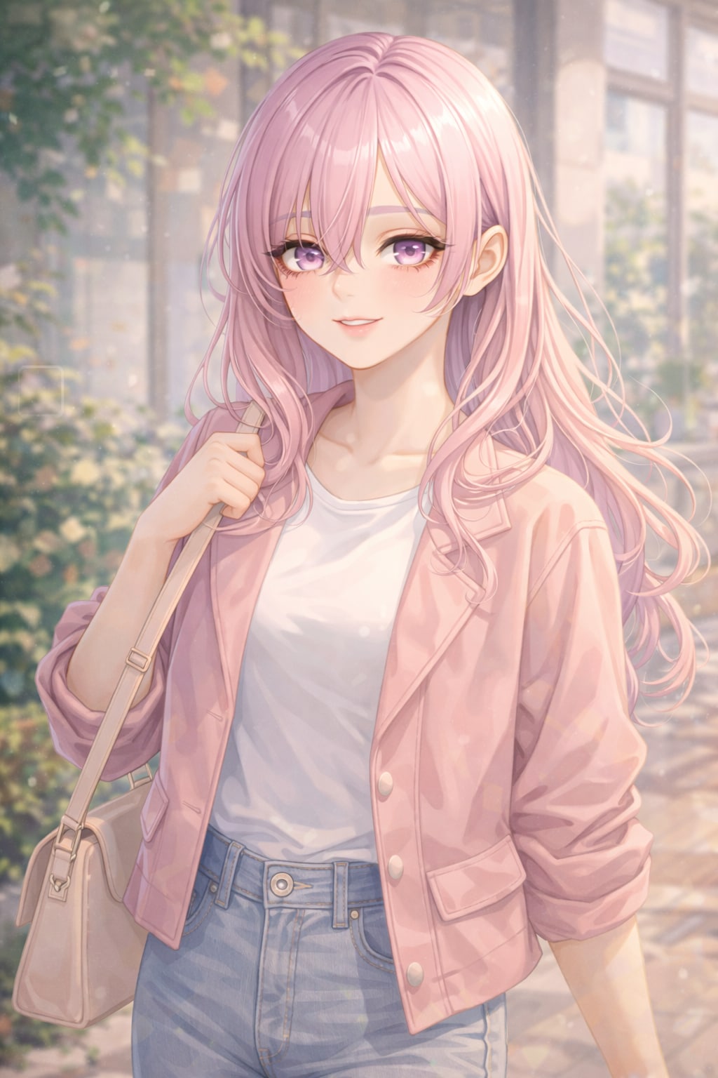 ピンクの子