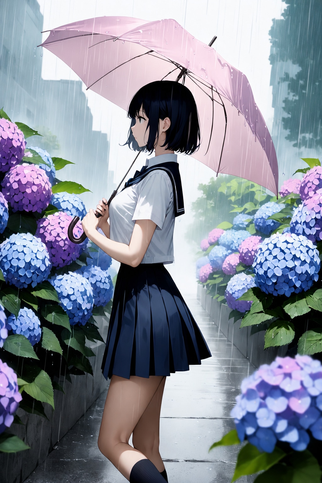 私、雨って嫌いなの