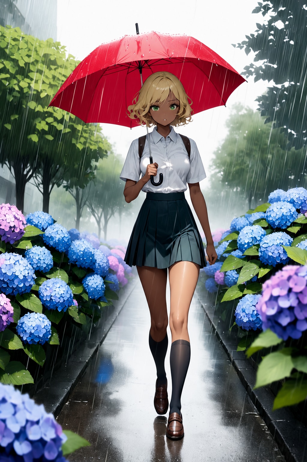 私、雨って嫌いなの | の人気AIイラスト・グラビア