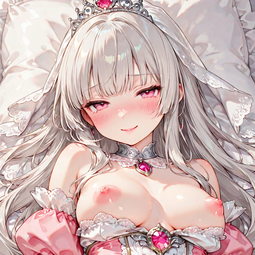 お姫様のベッドでの表情