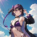 紫色のランジェリー #2 2枚目