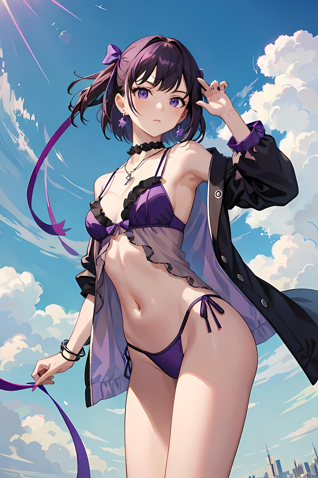 紫色のランジェリー #2