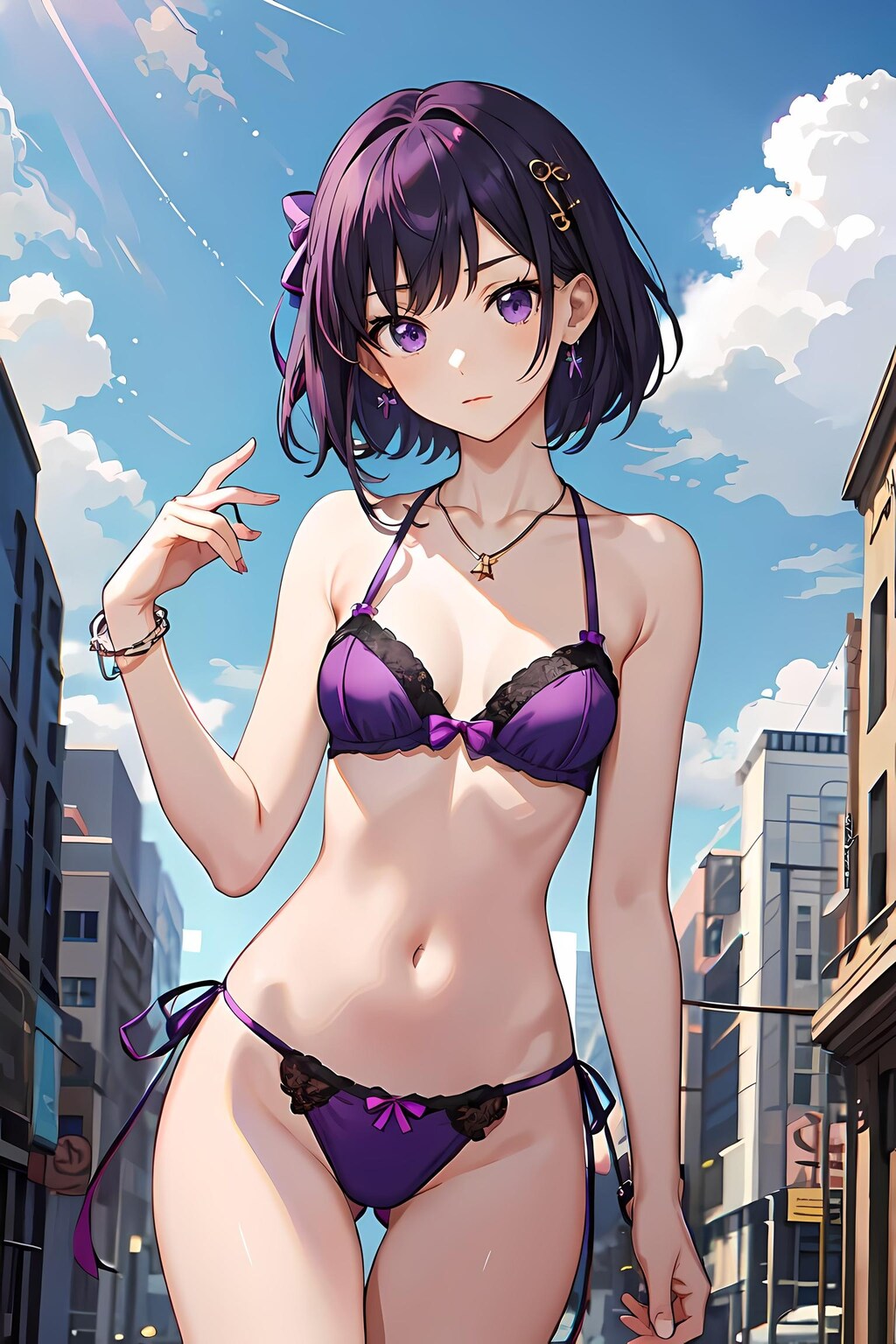 紫色のランジェリー #2