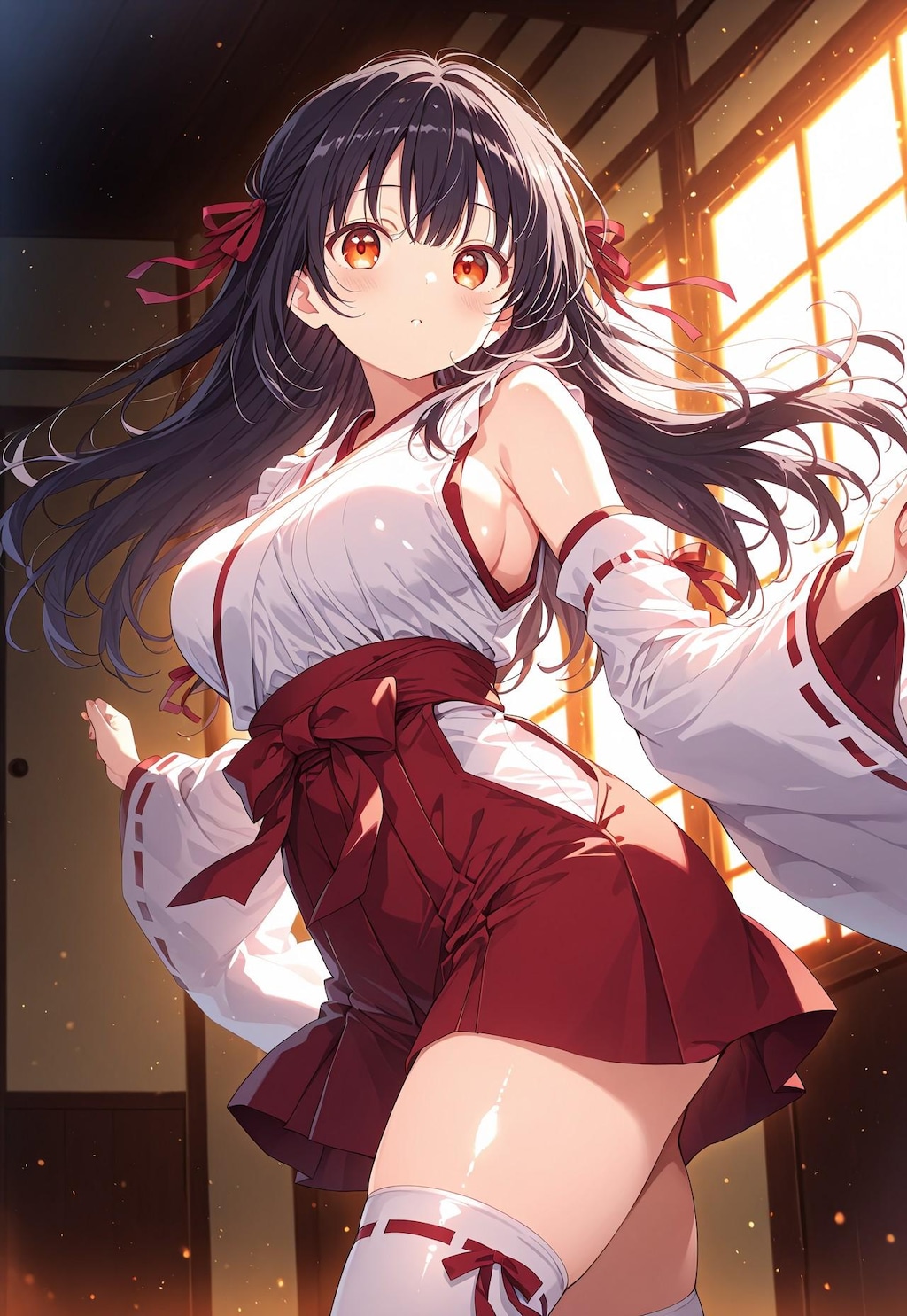 ミニスカ巫女美琴ちゃん(怪異症候群)