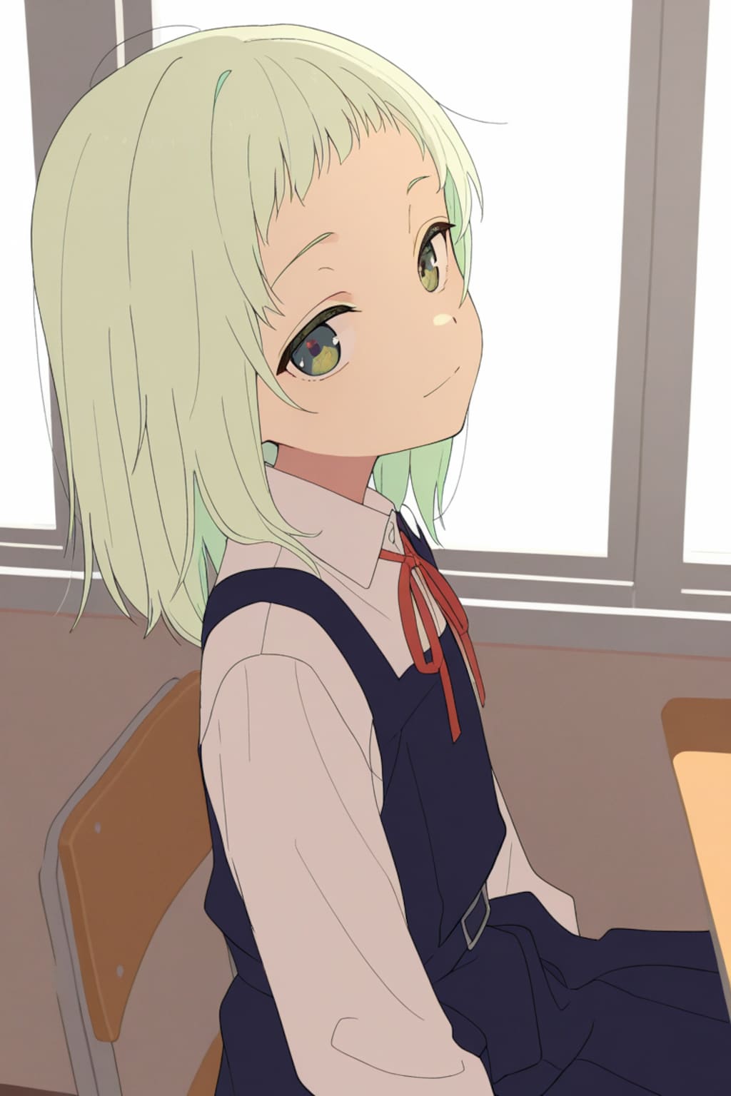 ぱっつんな女の子