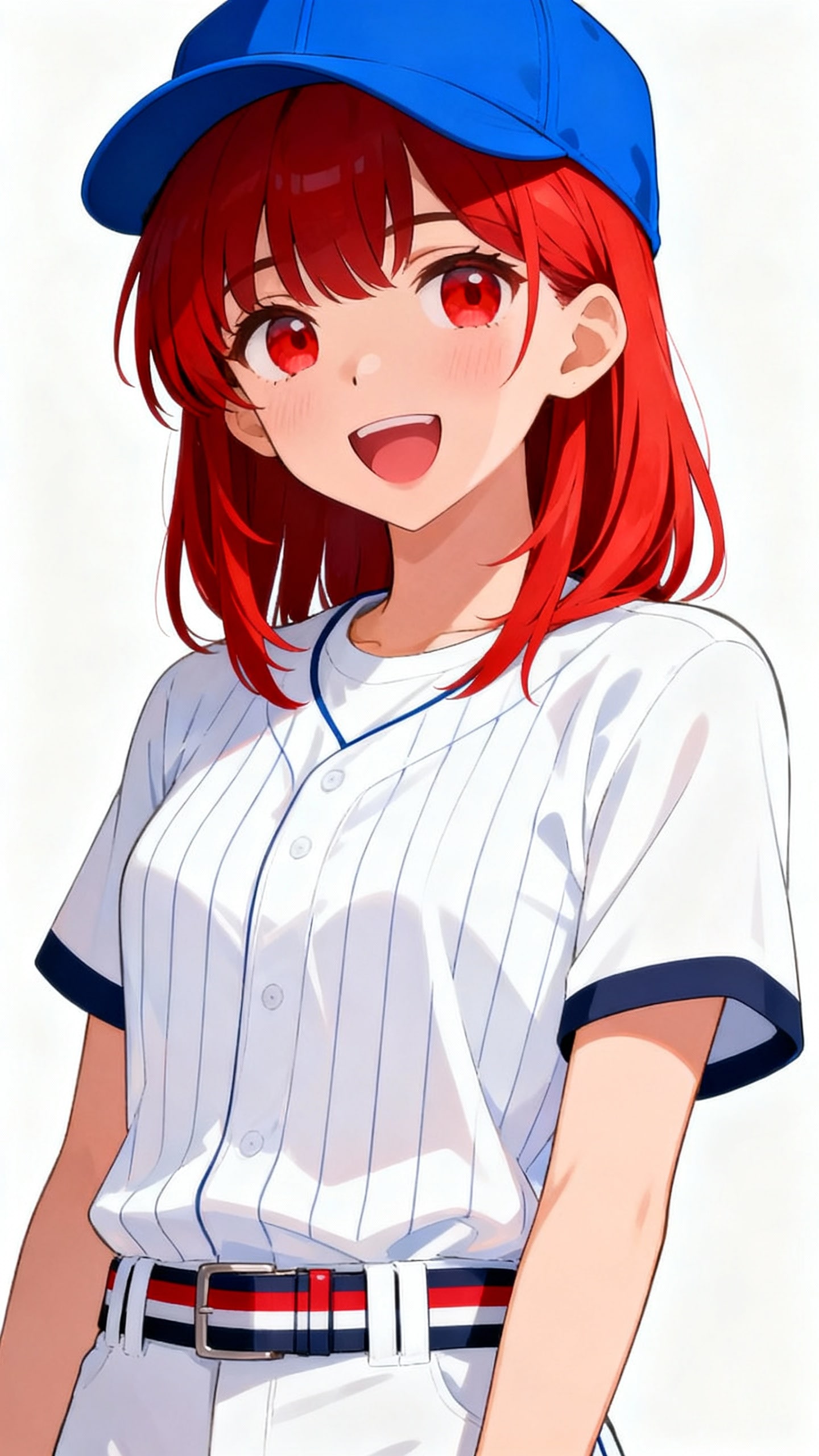 生駒のぞみ(マイキャラ) 野球ユニフォーム【Seedream Edition】 | の人気AIイラスト・グラビア