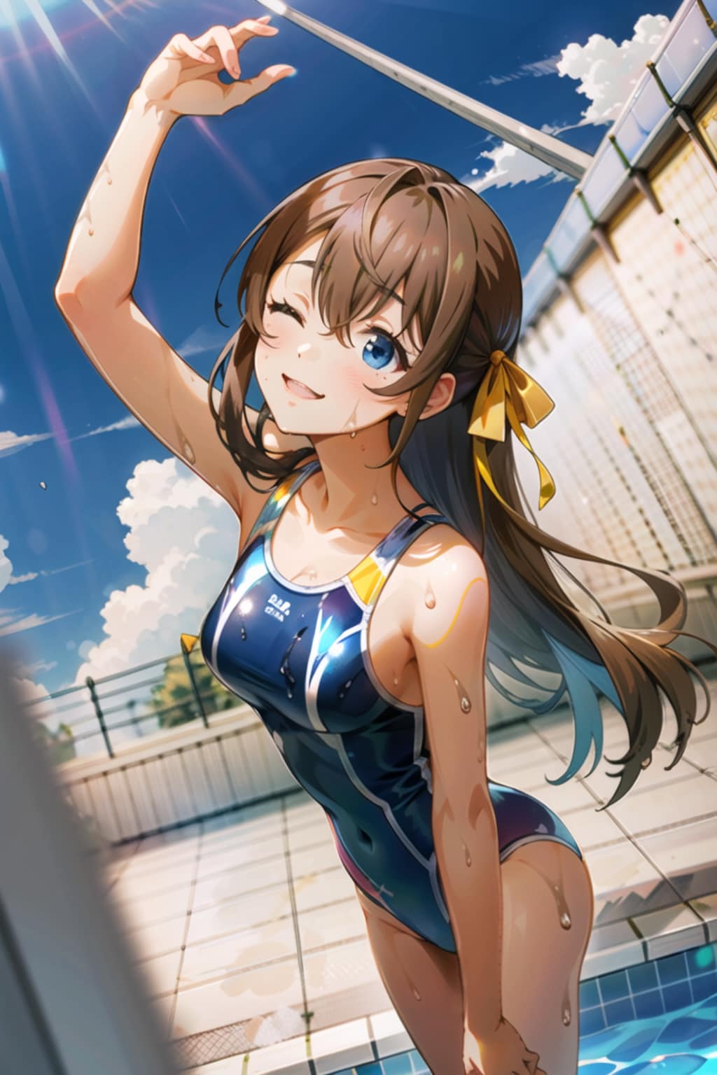 有原翼_スク水（修正）（八月のシンデレラナイン）