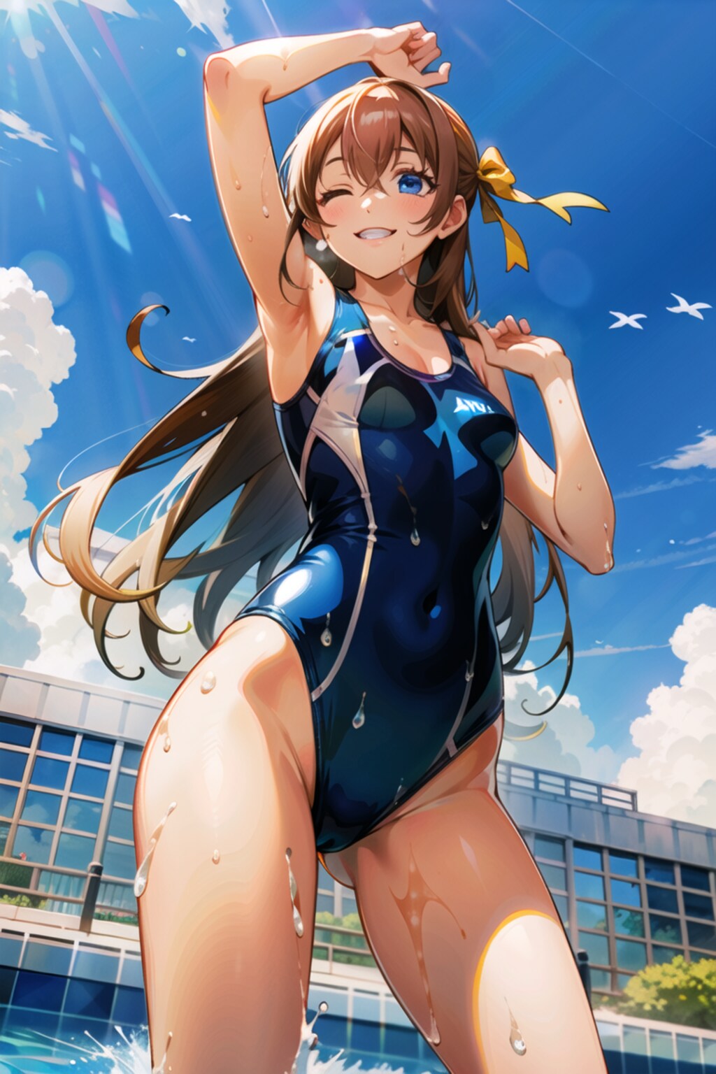 有原翼_スク水（修正）（八月のシンデレラナイン）