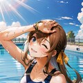 有原翼_スク水（修正）（八月のシンデレラナイン） 5枚目