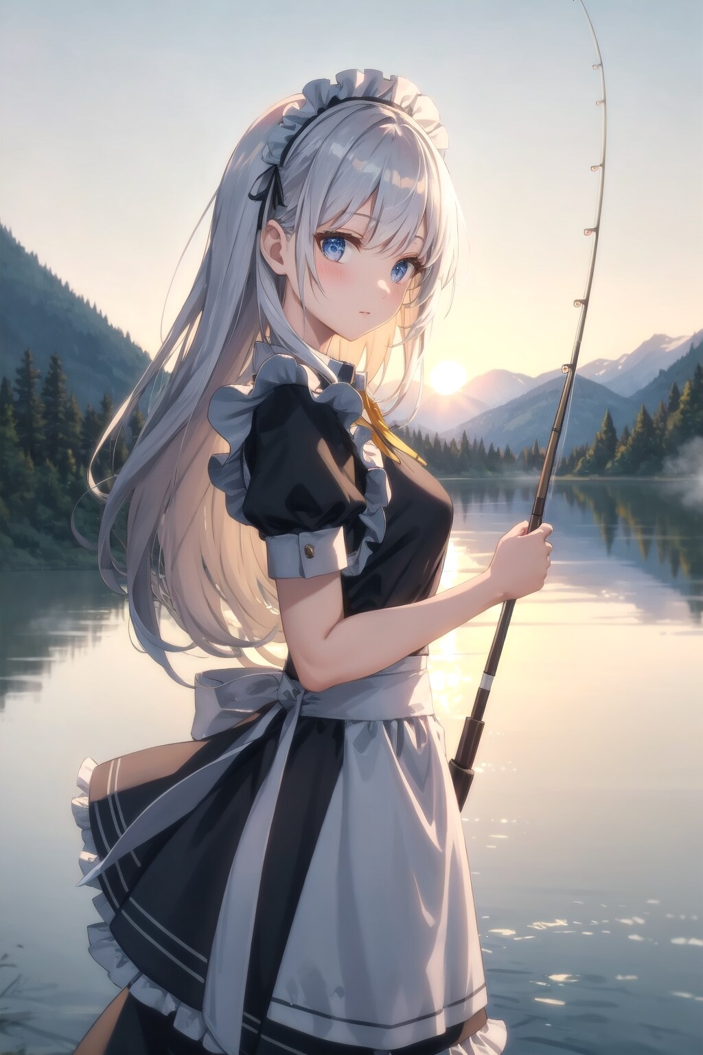 釣り師のメイドさん