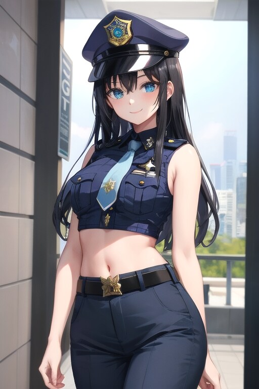 かっこかわいい婦警