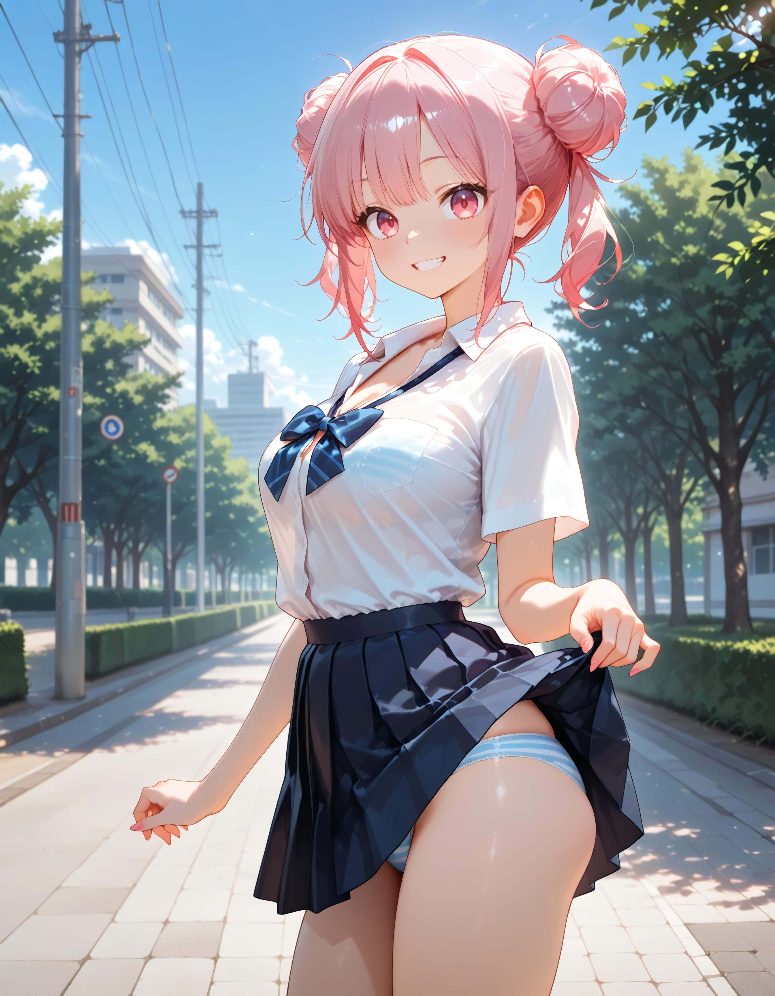 お団子はパンチラのはじまり