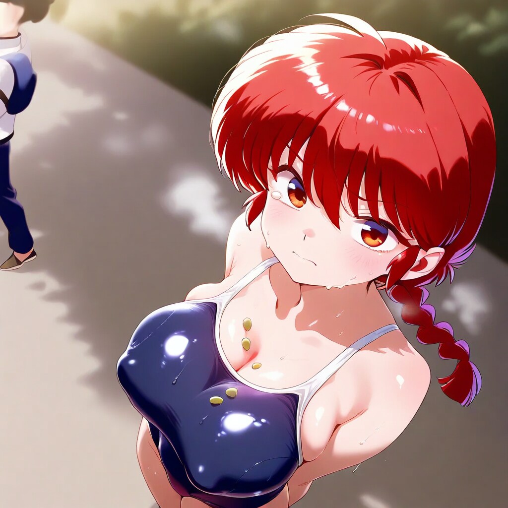 らんまさんも豆ぶつけられて泣きました