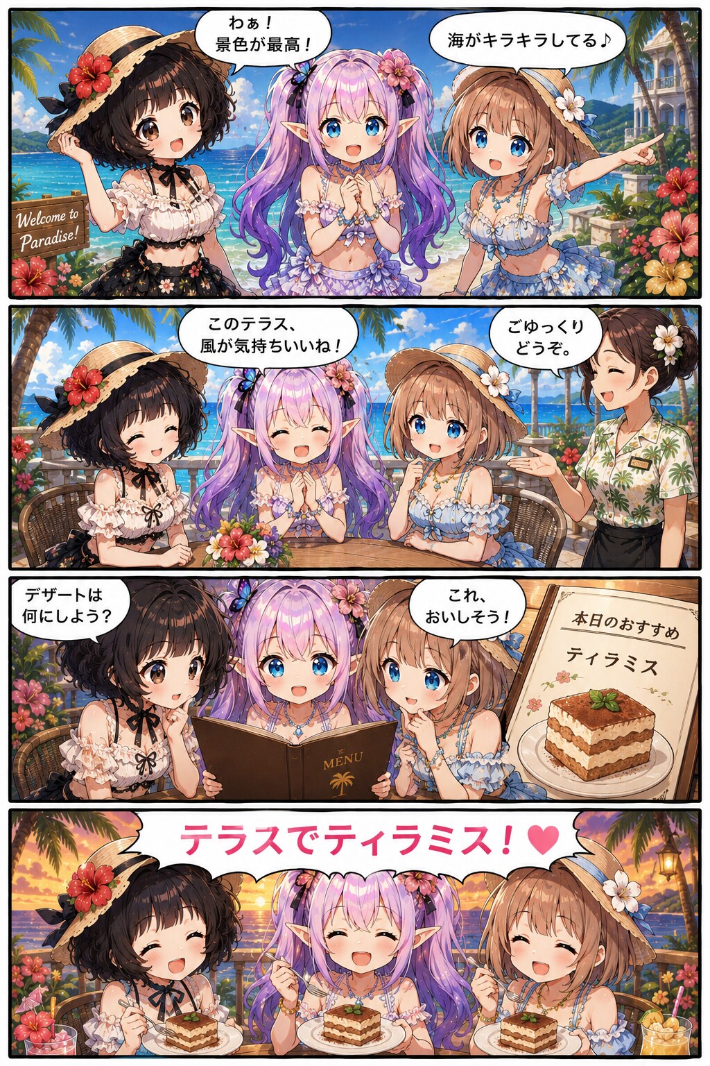 テラスで...... | の人気AIイラスト・グラビア