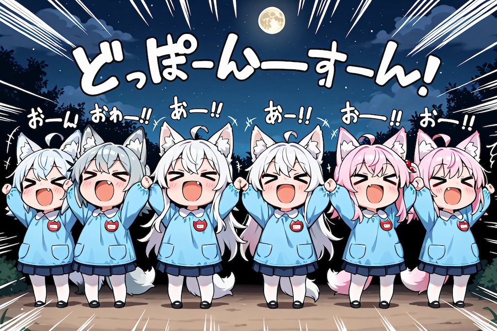 つきにほえろ！