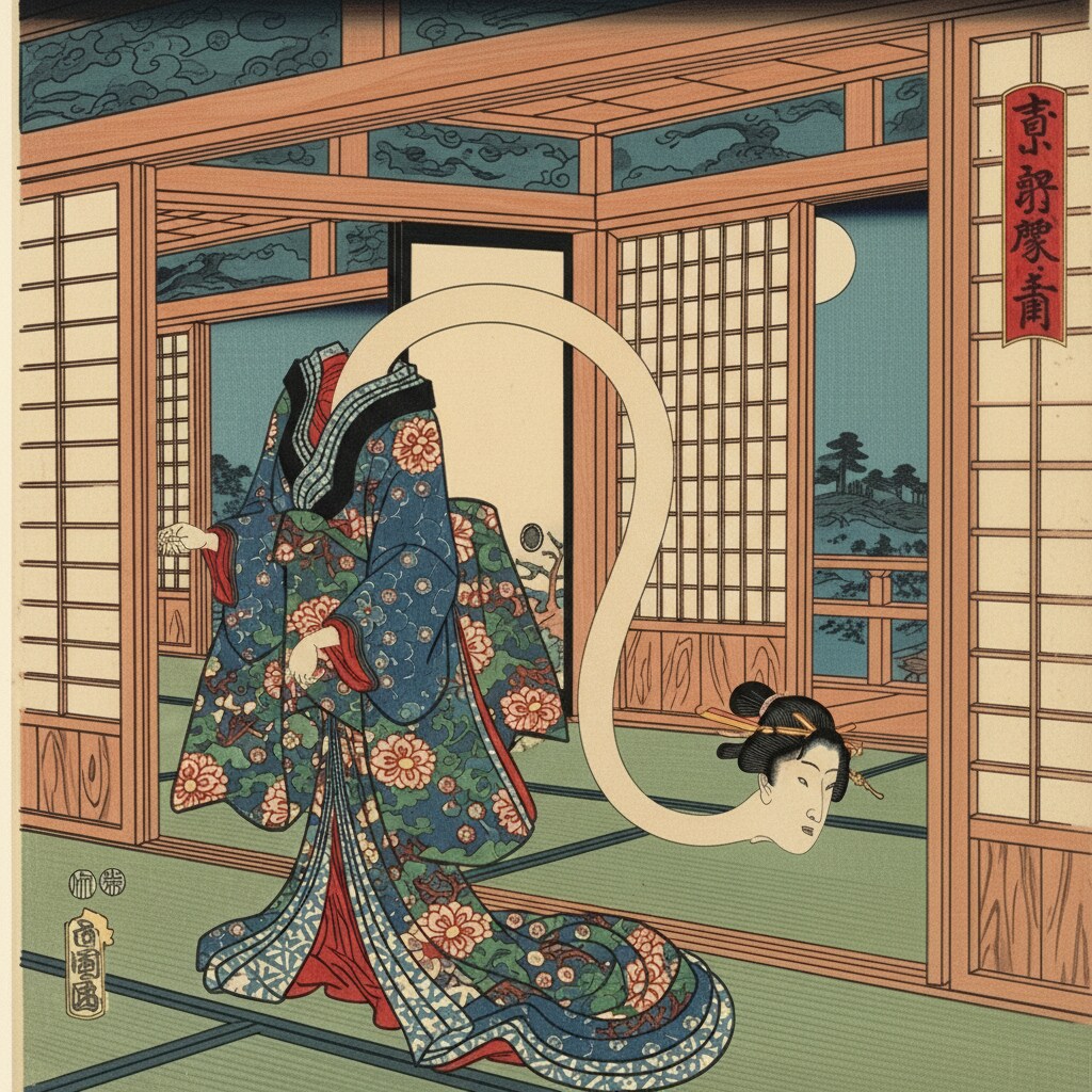 ろくろ首 | の人気AIイラスト・グラビア