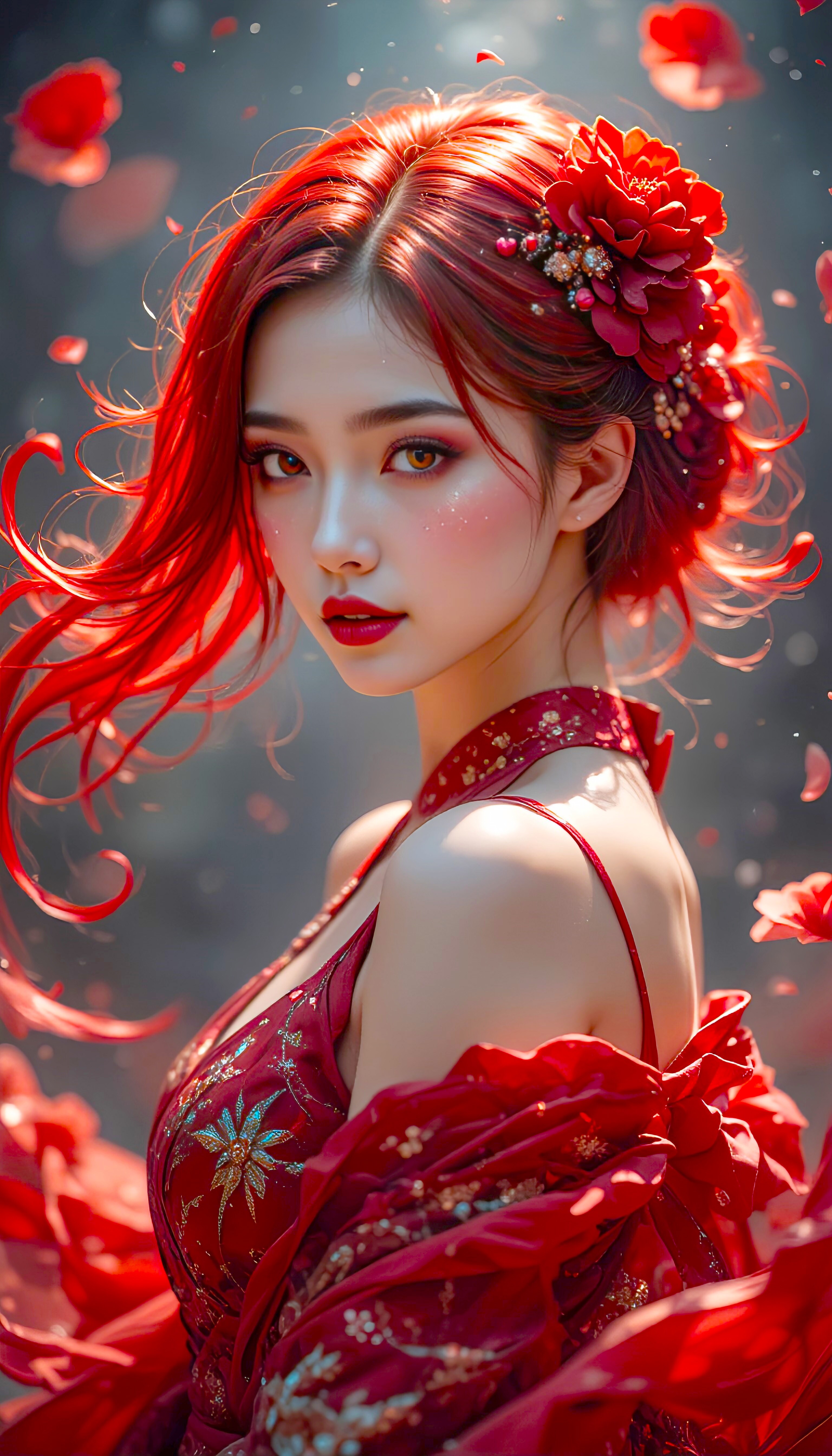 Bright red | の人気AIイラスト・グラビア