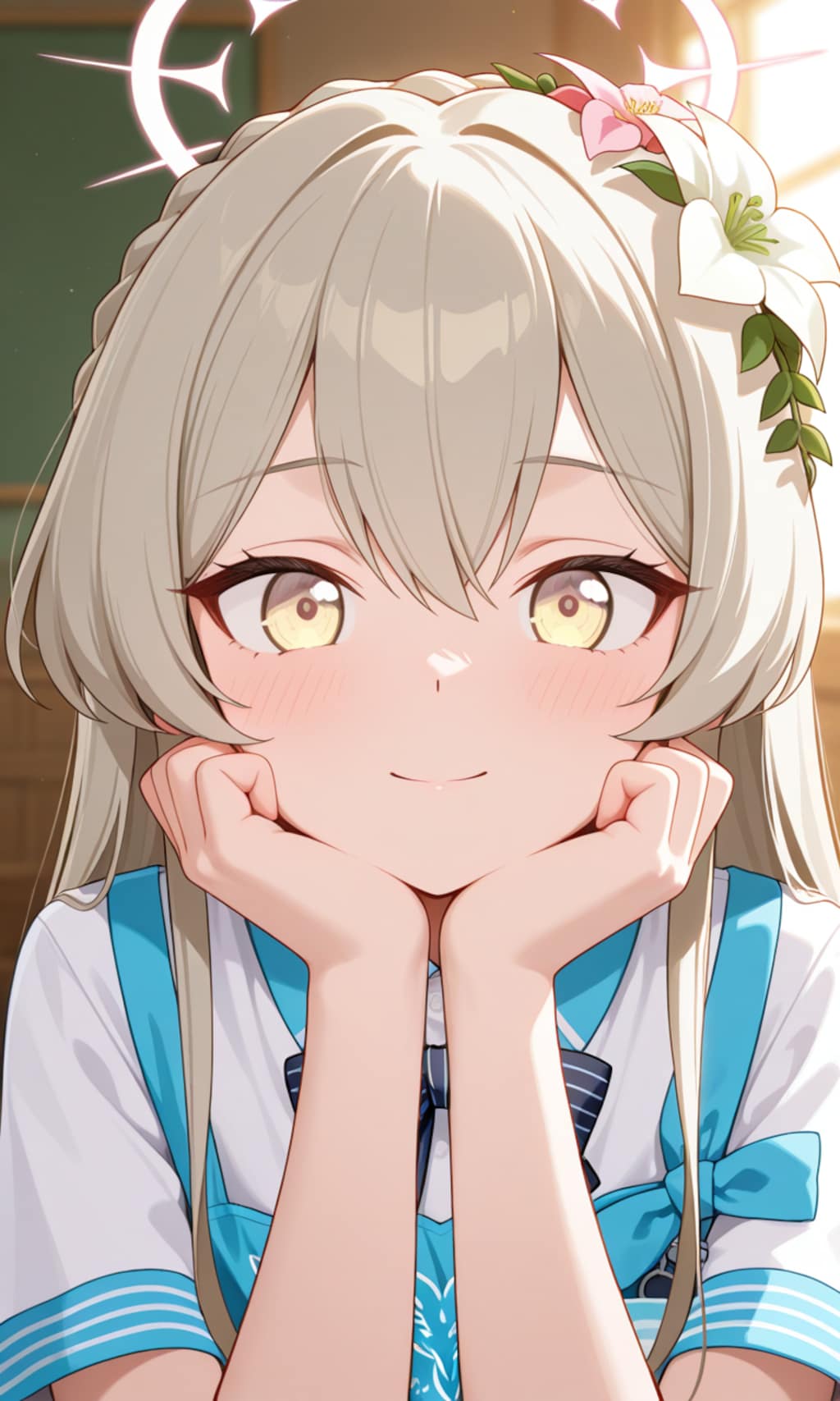 見つめるナギちゃん