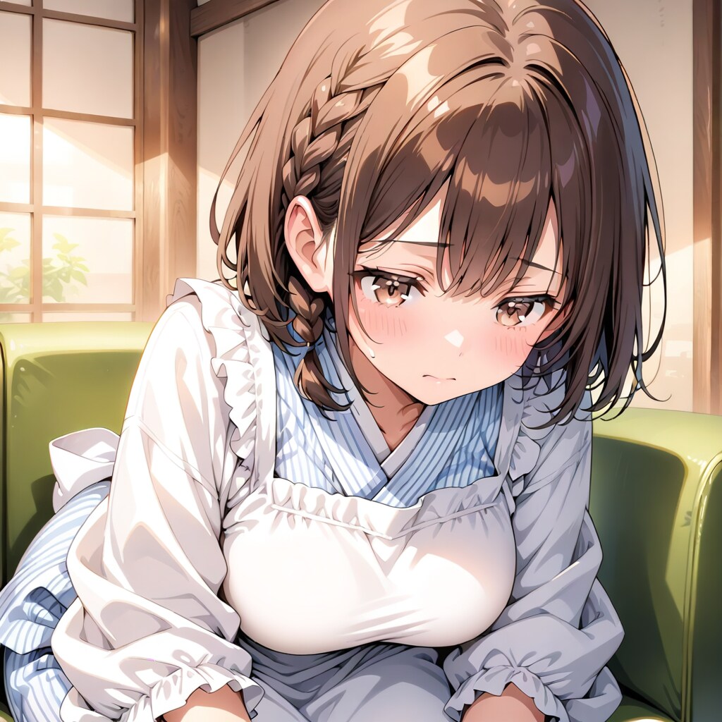 割烹着の妻　疲れたなぁ | の人気AIイラスト・グラビア