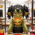 ゴブリンちゃんとハンバーガー 3枚目