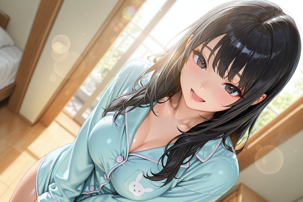 「お～はよっ！」