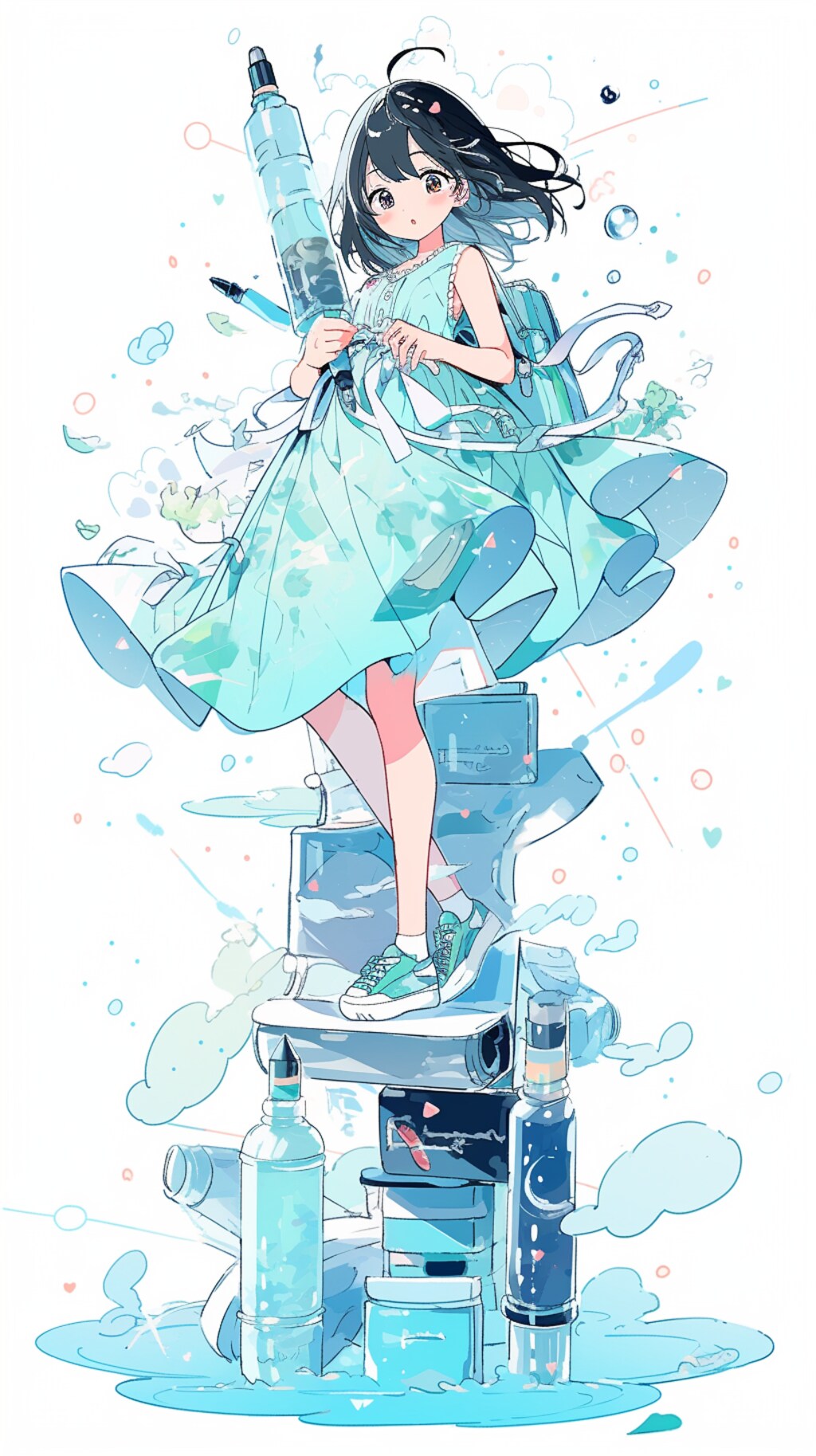 ガラスペン・アクア