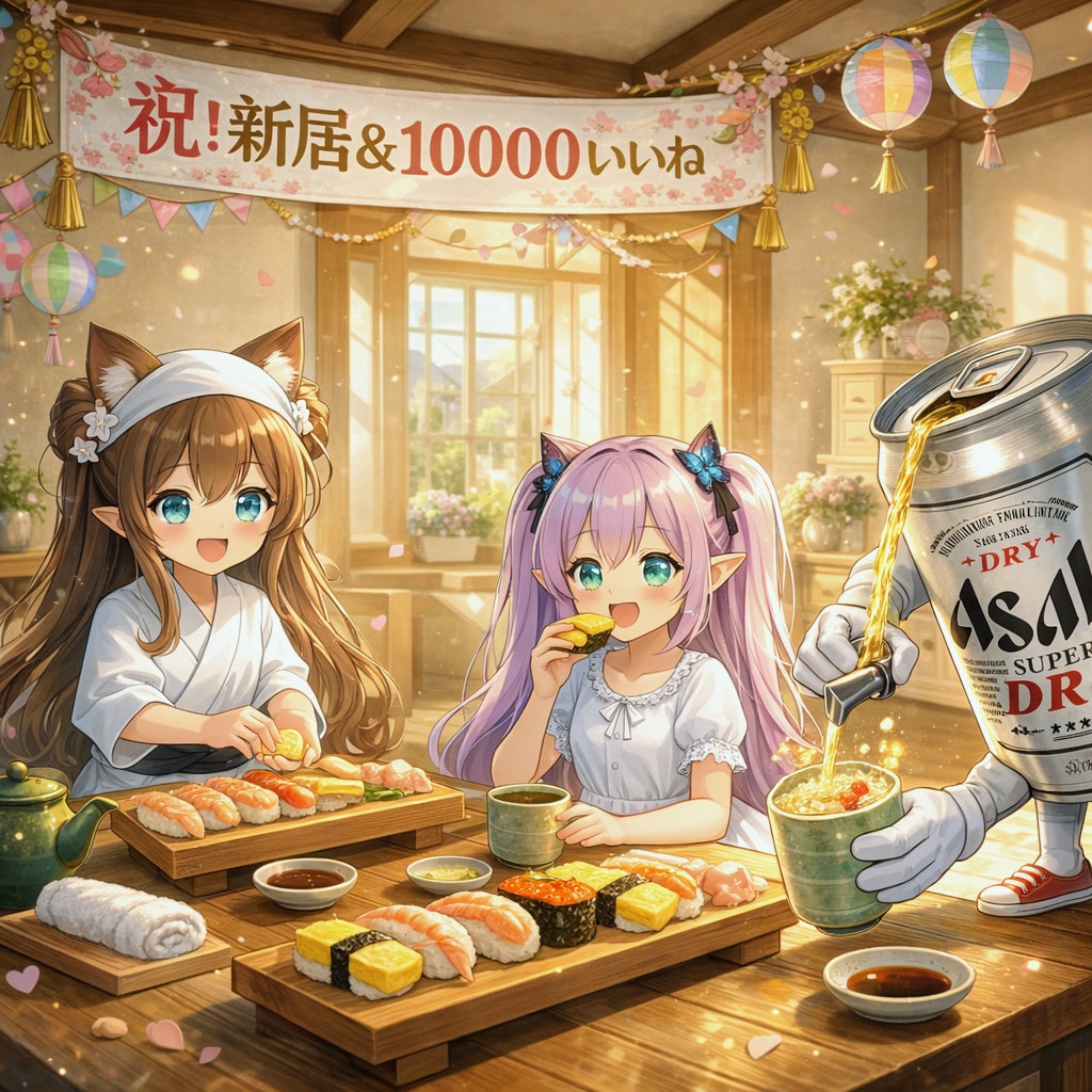 みゅうくるさんのすみれちゃんお祝いイラスト | の人気AIイラスト・グラビア