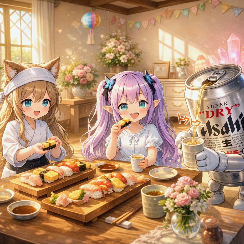 みゅうくるさんのすみれちゃんお祝いイラスト