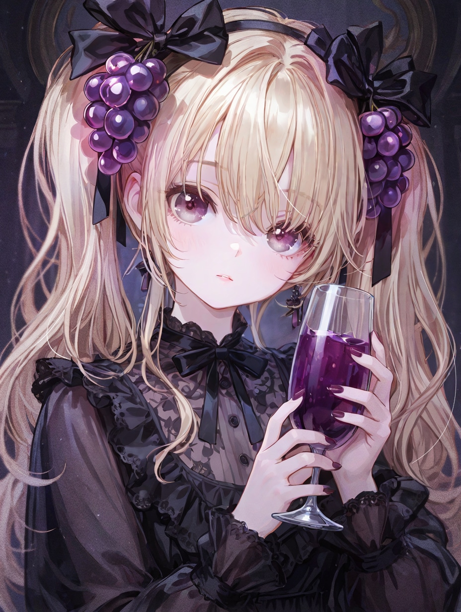 Grape Girl | の人気AIイラスト・グラビア