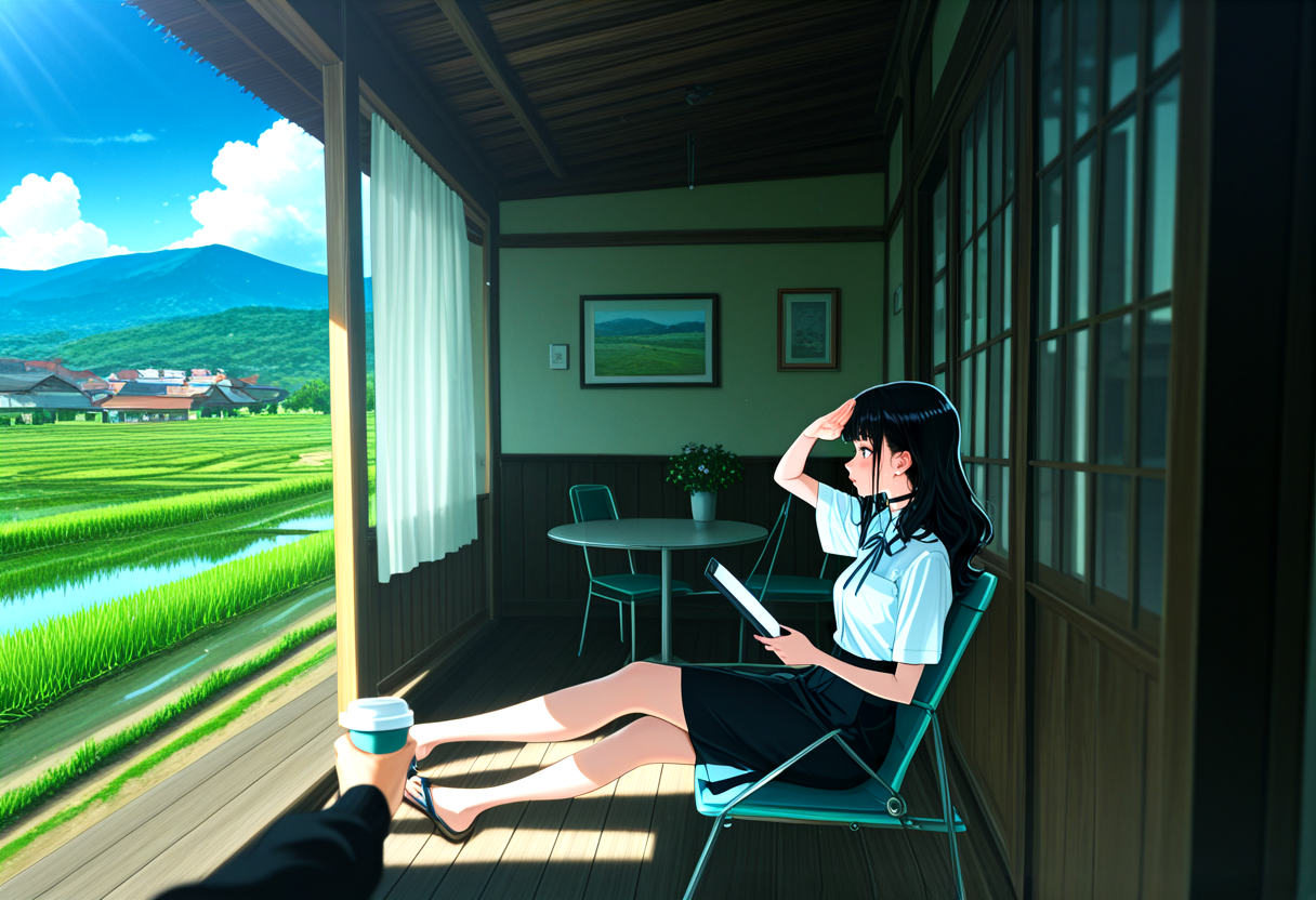 夏は涼しいばあちゃん家へ