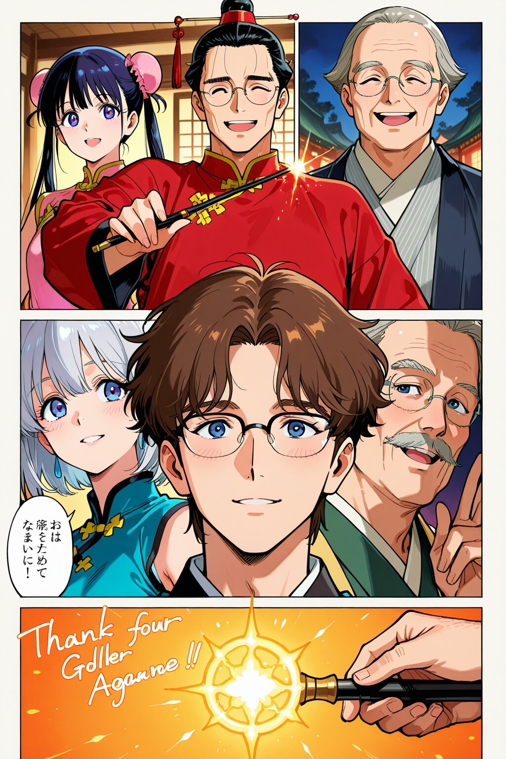 よくわからない四コマ