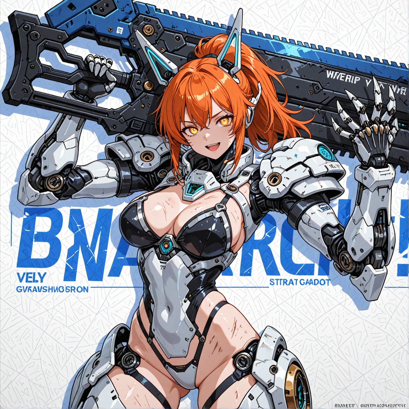 ガンブレード、銃、爪