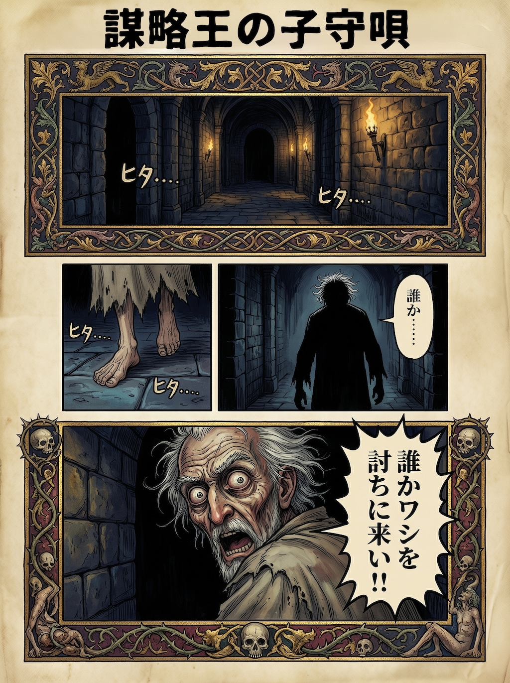 【AI漫画】謀略王の子守唄(前)【nanobanana】