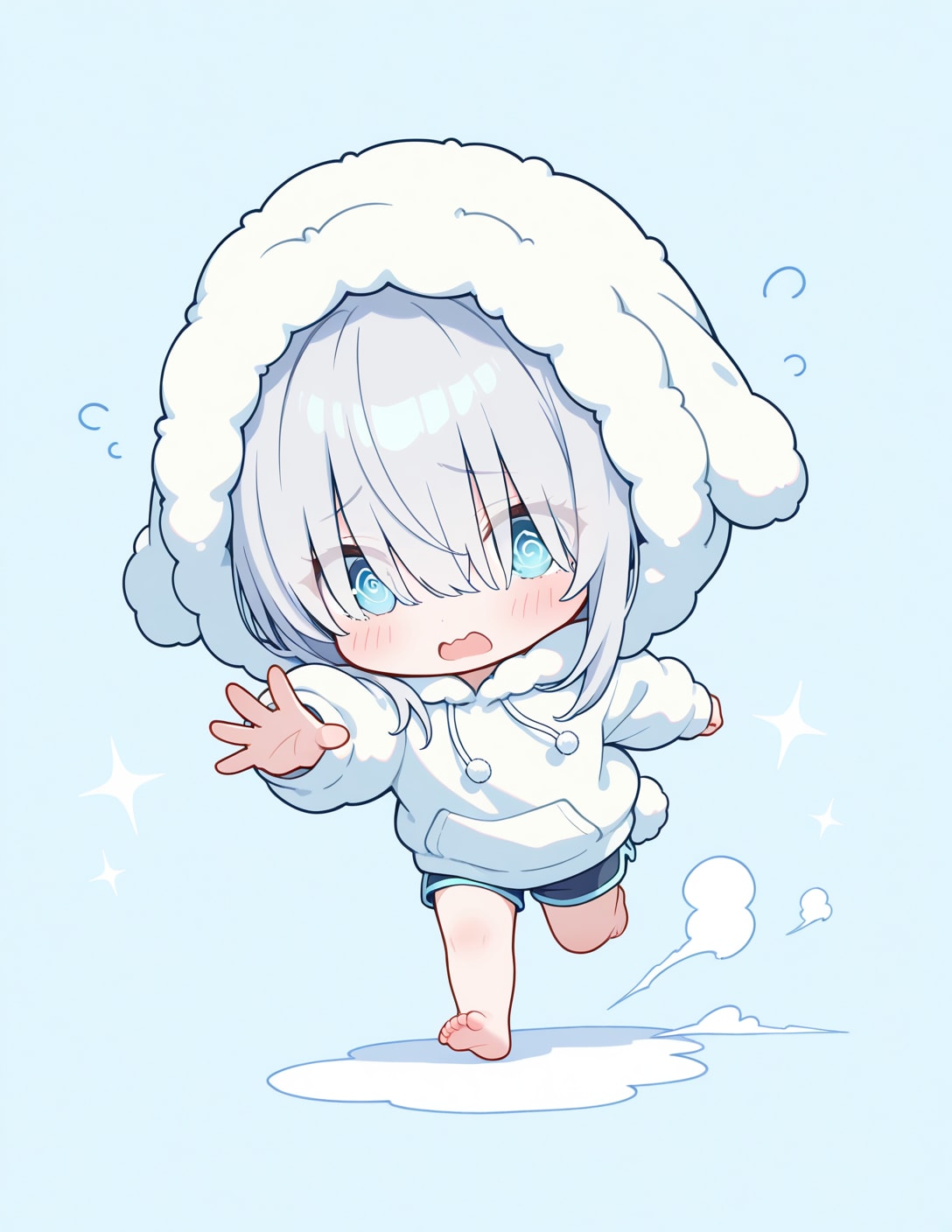 ちび白 | の人気AIイラスト・グラビア