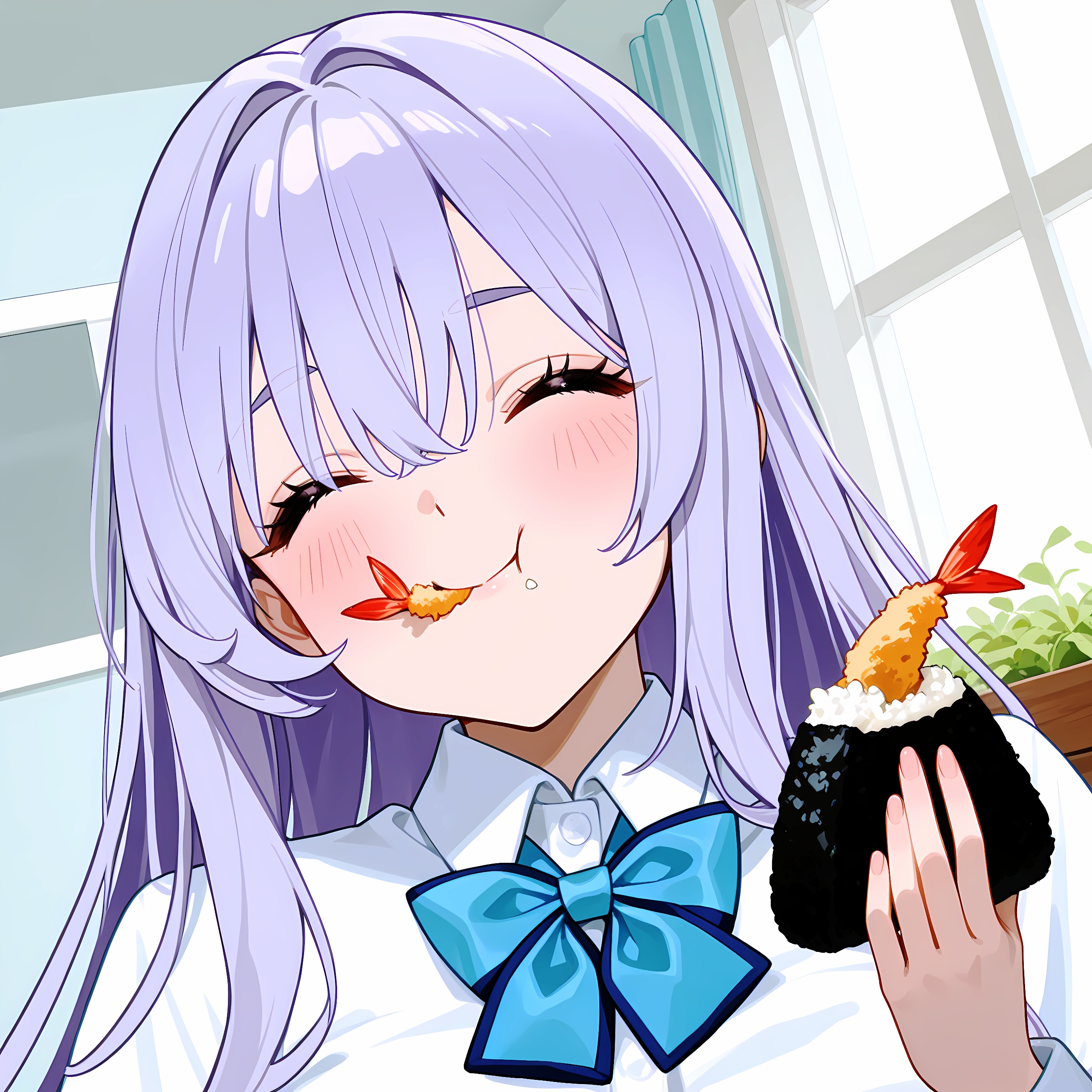 天むす2個食べ娘 Haruka | の人気AIイラスト・グラビア