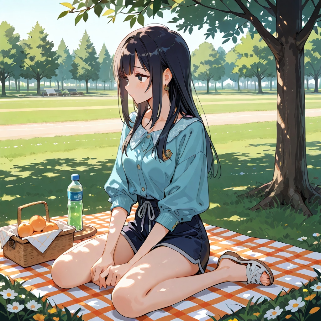 公園でピクニック！