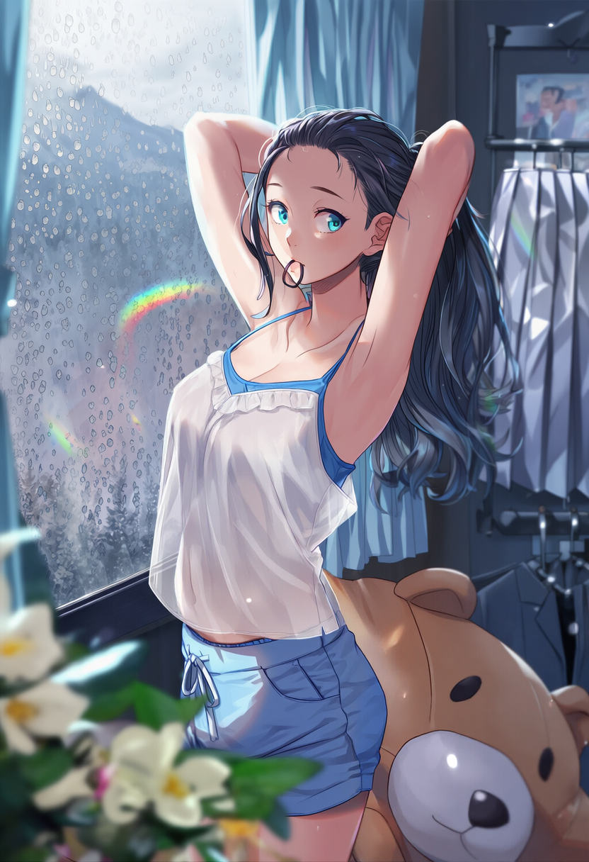 朝立（プロンプト増量 | の人気AIイラスト・グラビア