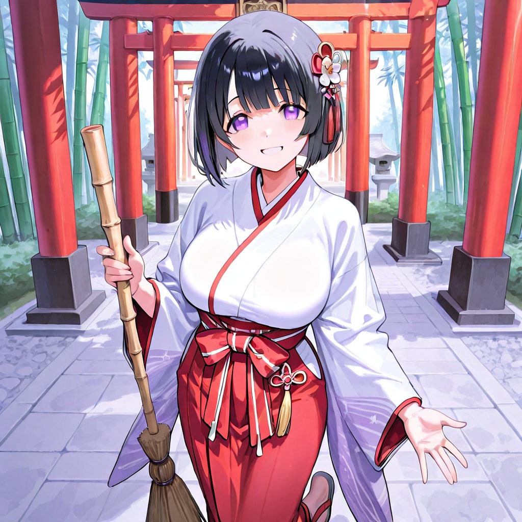 巫女 | の人気AIイラスト・グラビア
