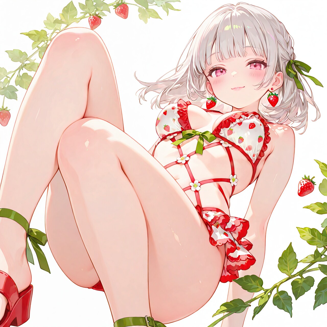 春の水着｜いちご