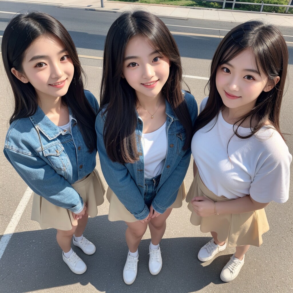 3人の美少女