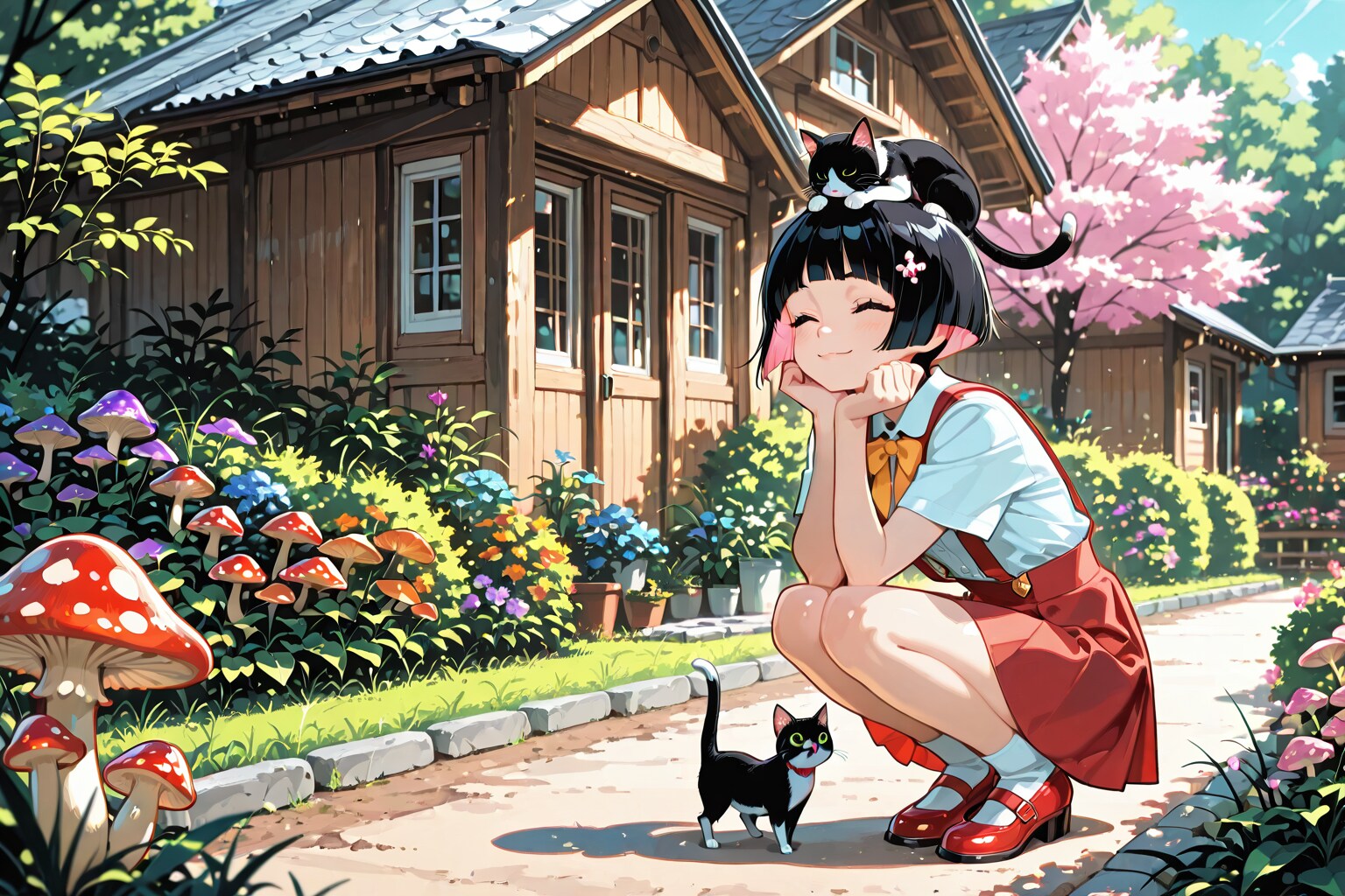 イベントは終わったけど【妖怪の花子さん】　　　　　（ ECHIDNA） | の人気AIイラスト・グラビア