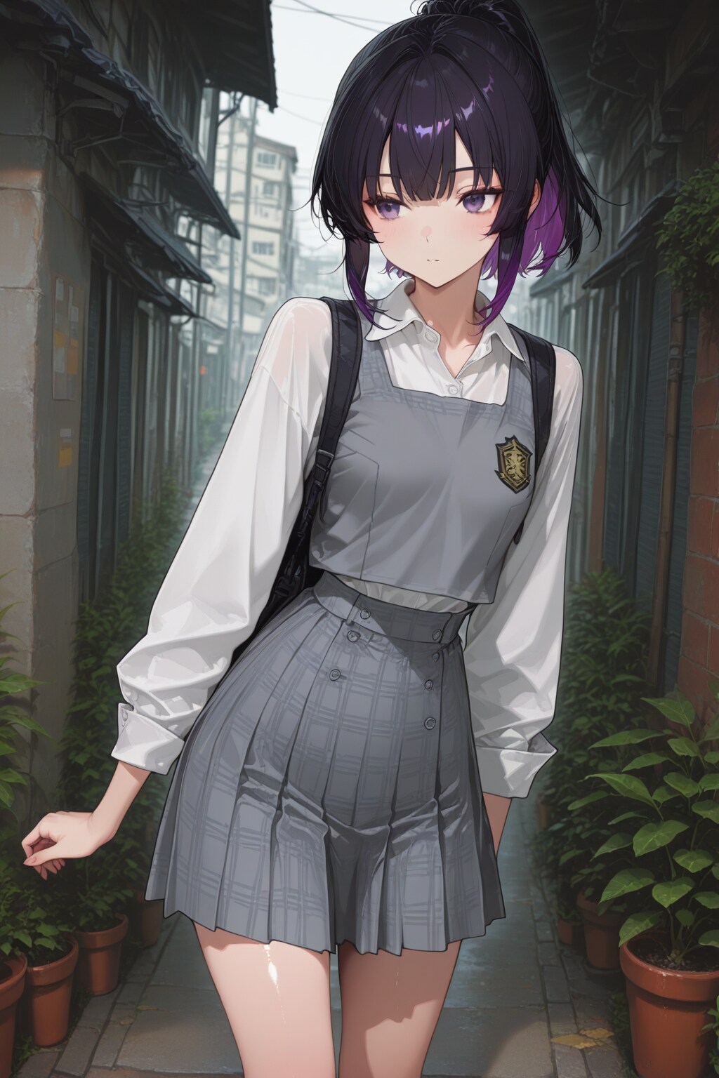 黒髪ポニテちゃん by PEGASUS