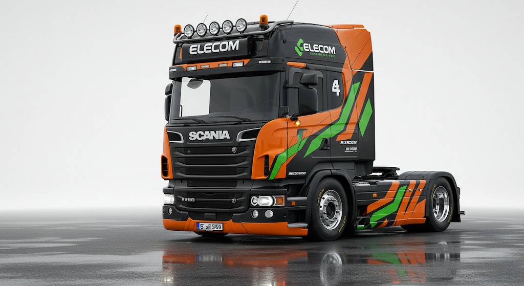 エレコムスカニアトラック